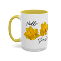 Thumbnail for Floral Coffee Mug - Mornin' Sunshine Yellow Tulips