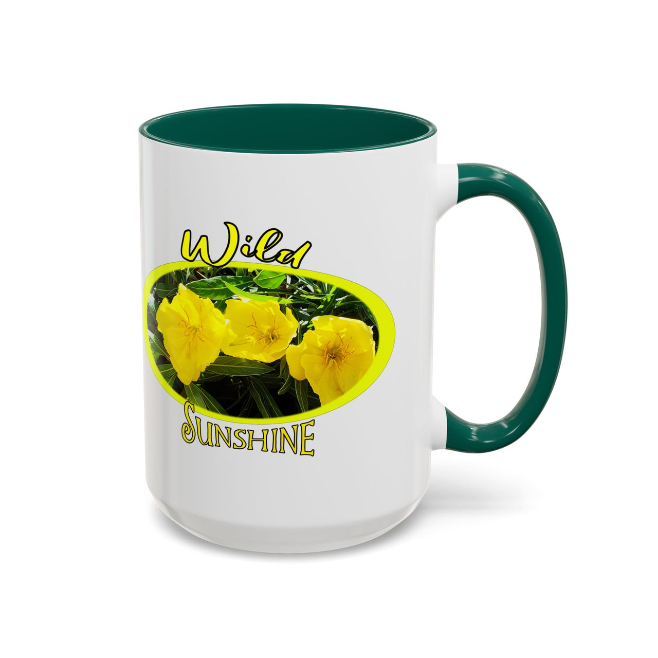 Floral Coffee Mugs – Brighten Your Day with the Yellow Primrose, Perfect for Coffee Lovers, Gifts, Home Decor, and Celebrations