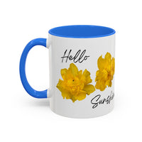 Thumbnail for Floral Coffee Mug - Hello Sunshine Yellow Tulips Coffee Cup