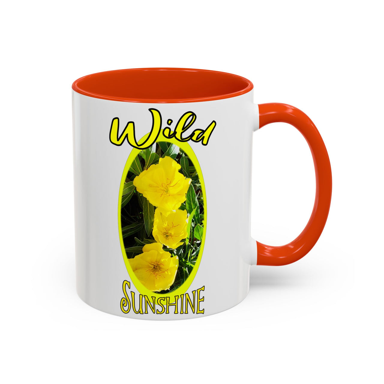 Floral Coffee Mugs – Yellow Primrose Coffee Cup, Perfect for Coffee Lovers, Gifts, Home Decor, and Celebrations