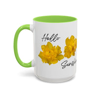 Thumbnail for Floral Coffee Mug - Mornin' Sunshine Yellow Tulips