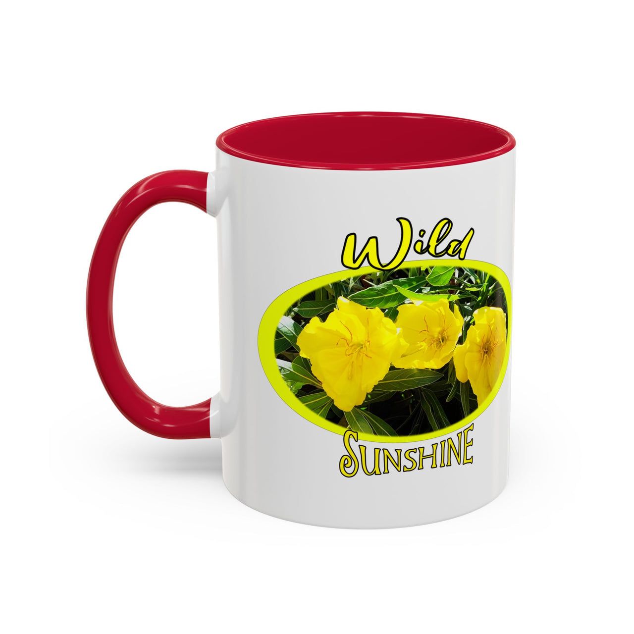 Floral Coffee Mugs – Brighten Your Day with the Yellow Primrose, Perfect for Coffee Lovers, Gifts, Home Decor, and Celebrations