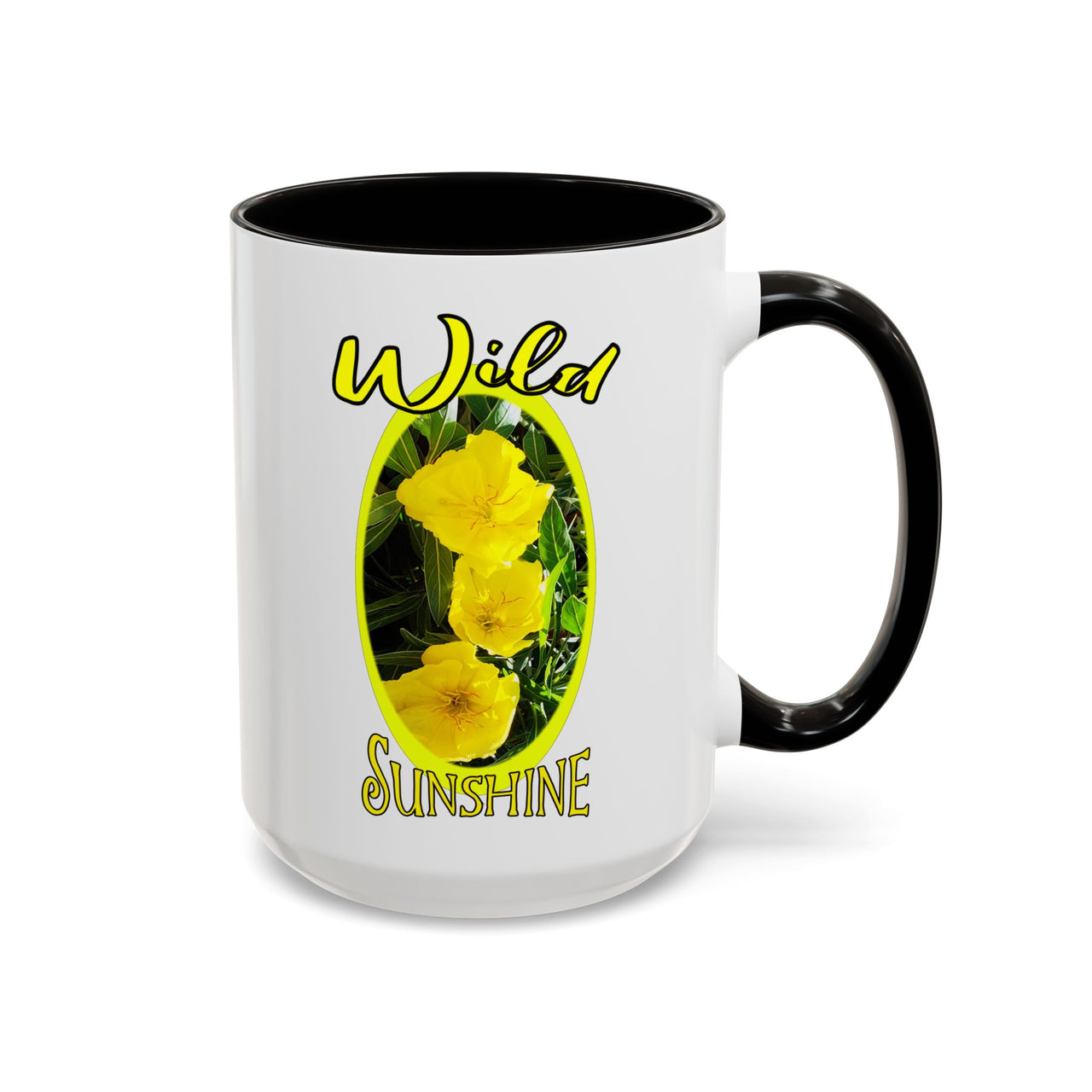Floral Coffee Mugs – Yellow Primrose Coffee Cup, Perfect for Coffee Lovers, Gifts, Home Decor, and Celebrations