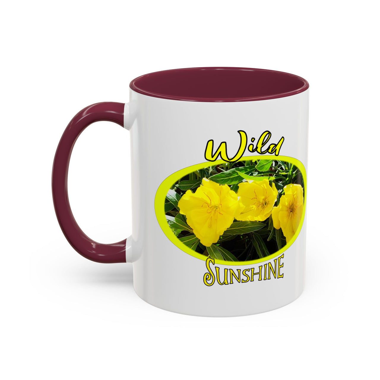 Floral Coffee Mugs – Brighten Your Day with the Yellow Primrose, Perfect for Coffee Lovers, Gifts, Home Decor, and Celebrations