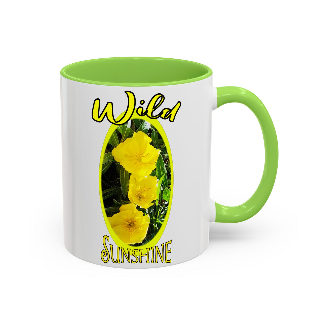 Floral Coffee Mugs – Yellow Primrose Coffee Cup, Perfect for Coffee Lovers, Gifts, Home Decor, and Celebrations