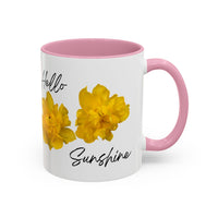 Thumbnail for Floral Coffee Mug - Hello Sunshine Yellow Tulips Coffee Cup
