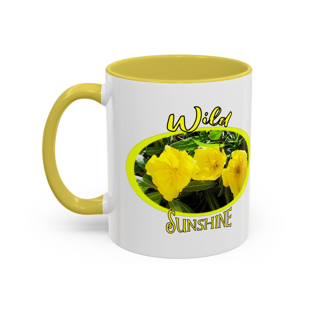 Floral Coffee Mugs – Brighten Your Day with the Yellow Primrose, Perfect for Coffee Lovers, Gifts, Home Decor, and Celebrations