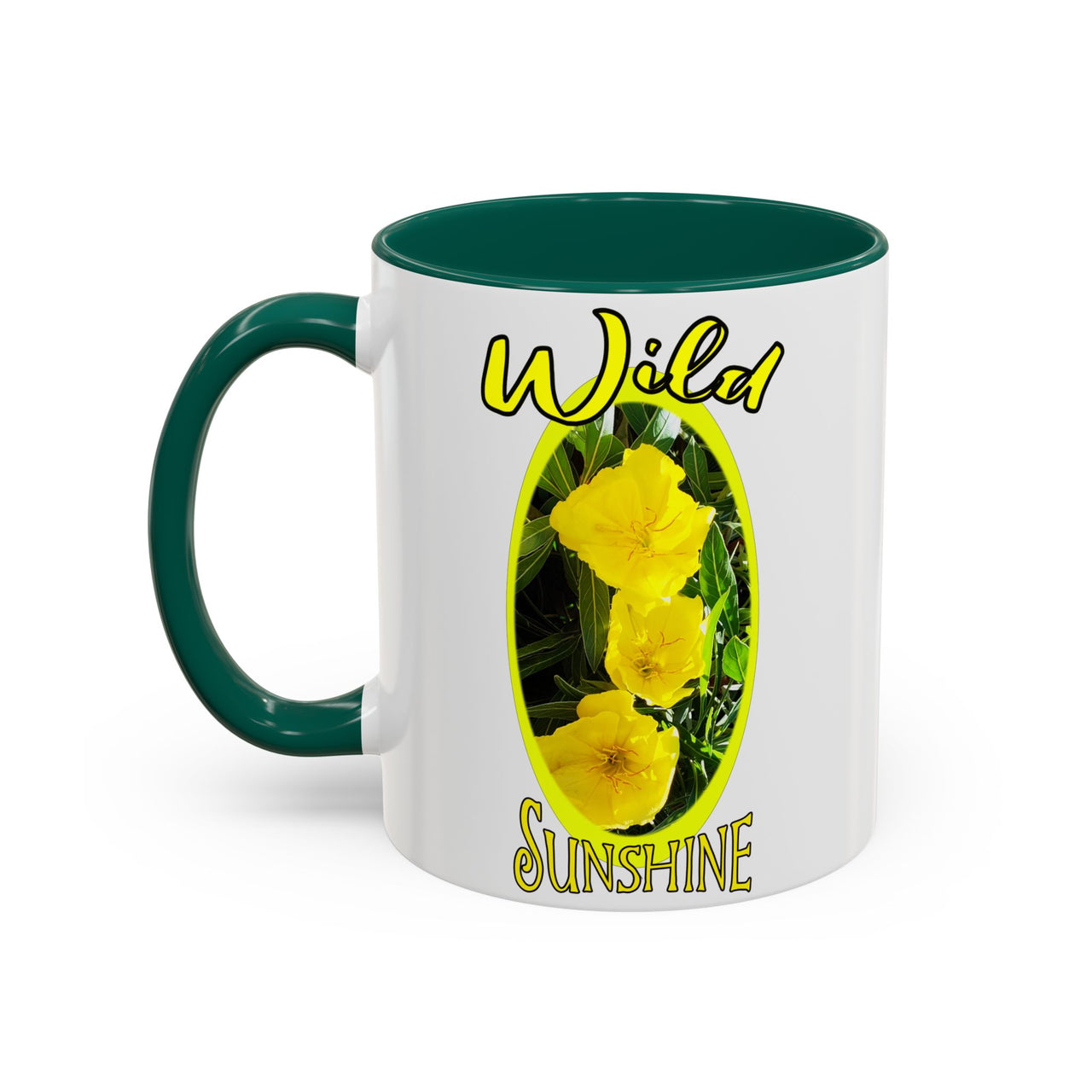 Floral Coffee Mugs – Yellow Primrose Coffee Cup, Perfect for Coffee Lovers, Gifts, Home Decor, and Celebrations