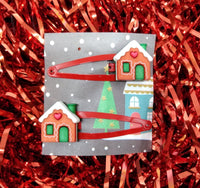 Thumbnail for Christmas gingerbread house snap clips