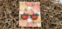 Thumbnail for Fall pumpkin earrings