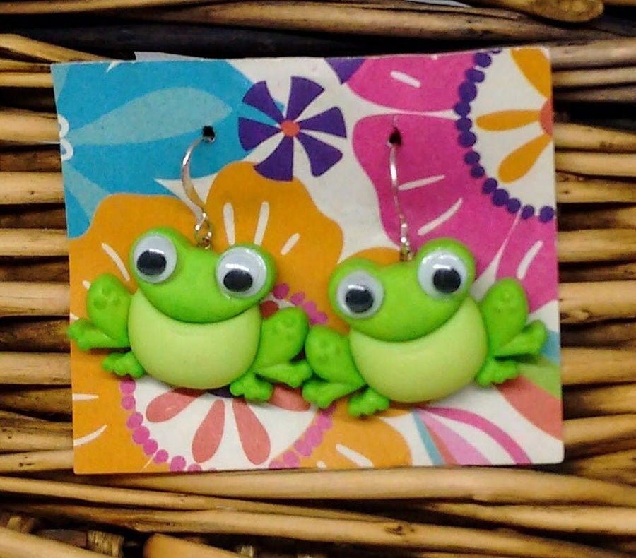 Frog earrings