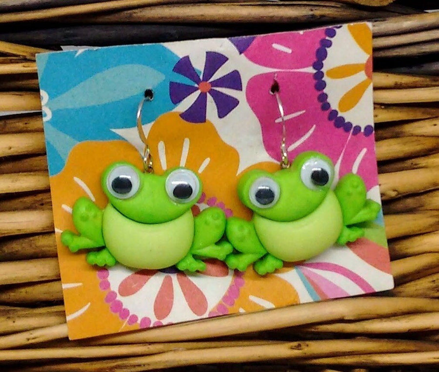 Frog earrings