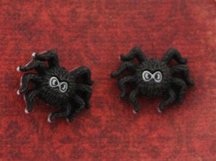 Halloween spider earrings
