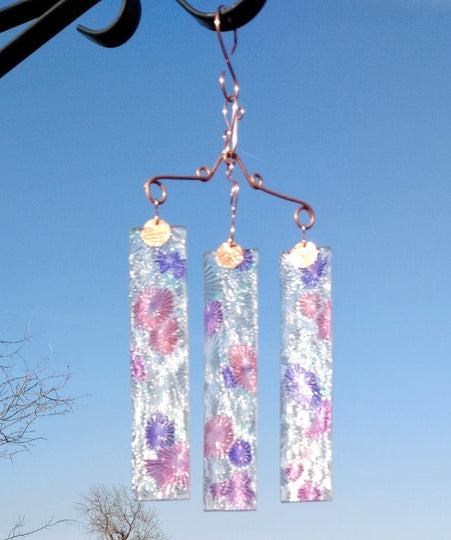 Medium CUSTOM Stained Glass Wind deals Chime