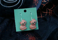 Thumbnail for Kitten earrings cat earrings sweet kittens felines Brockus Creations