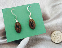 Thumbnail for football earrings sports earrings brockus creations