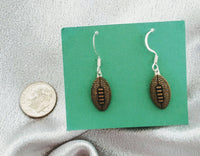 Thumbnail for football earrings sports earrings brockus creations