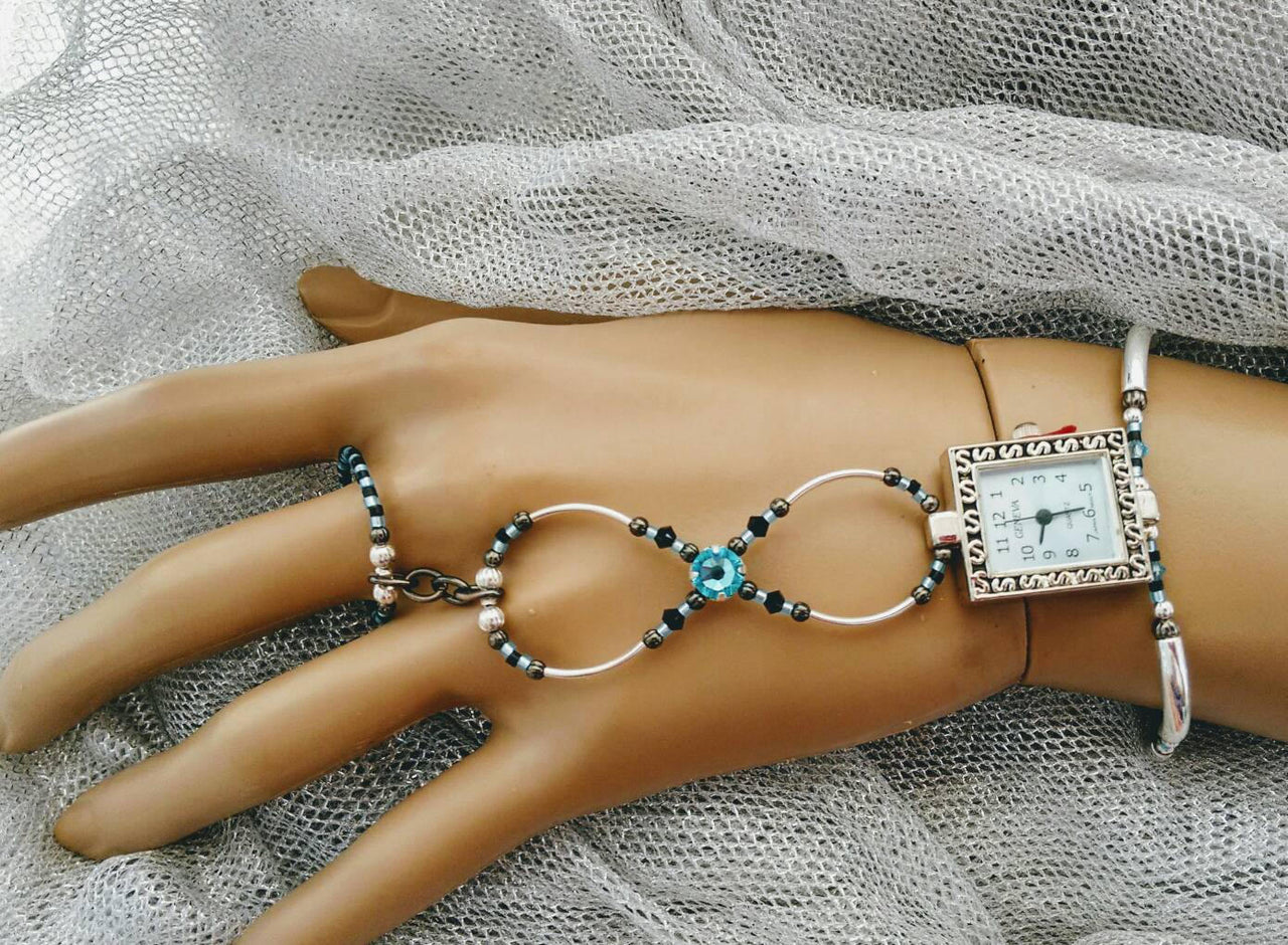 slave bracelet watch bracelet watch watch jewelry watch accessories hand flower lady time gifts for her gifts under 25
