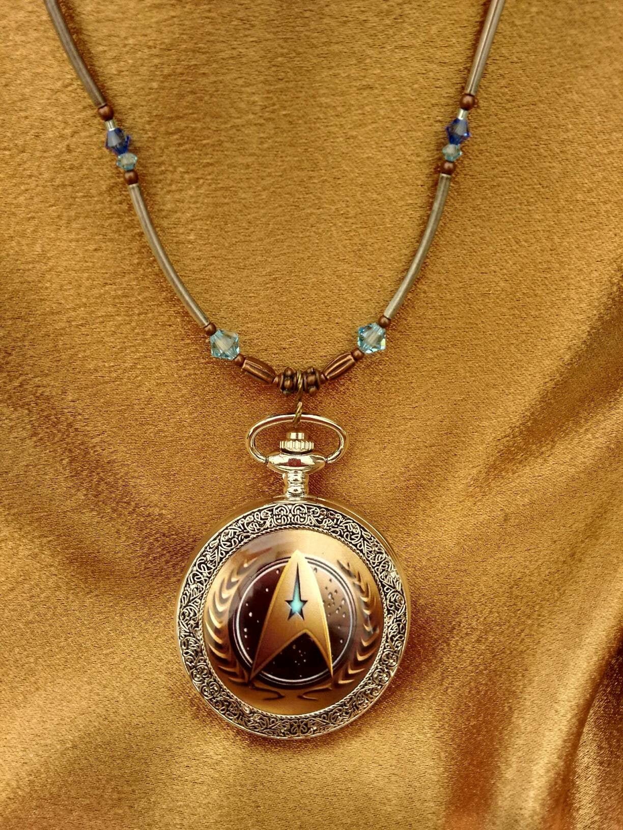 pocket watch necklace, pocket watch, watch jewelry, science fiction gifts