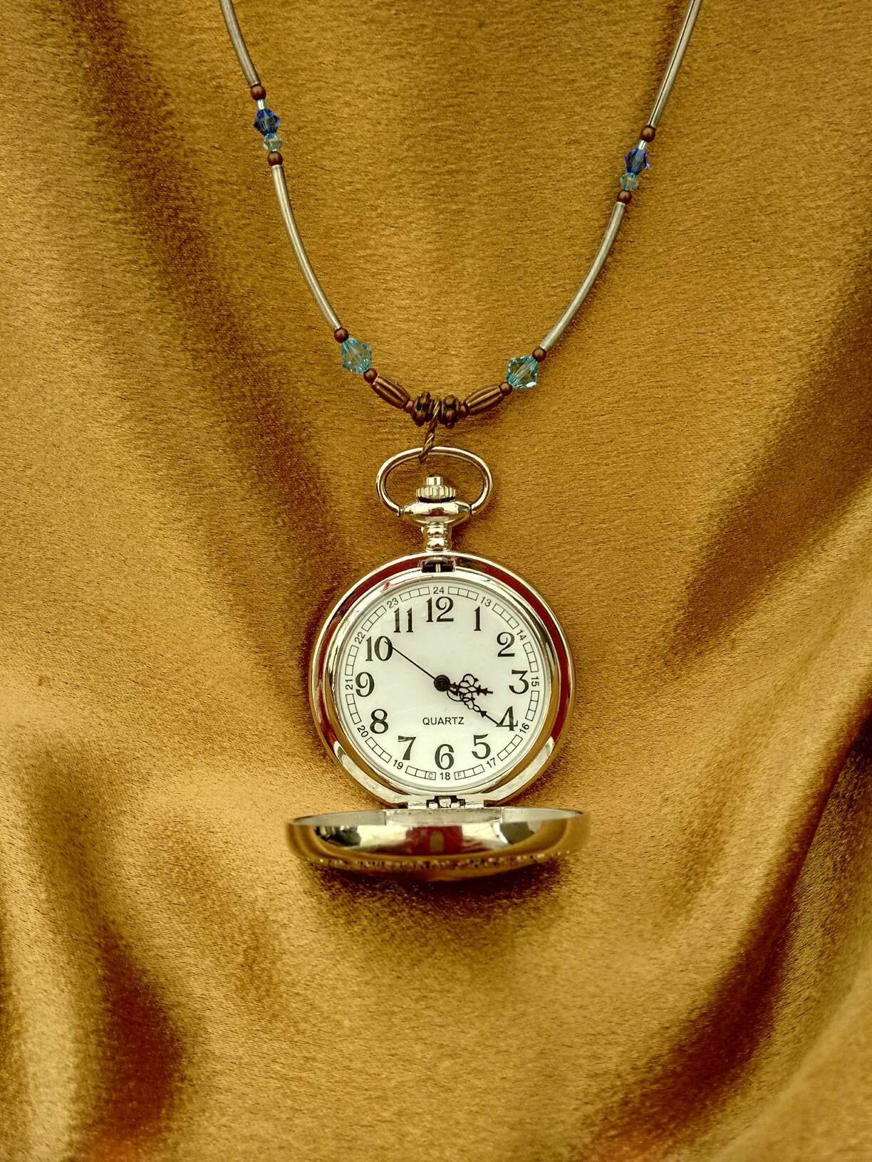 pocket watch necklace, pocket watch, watch jewelry, science fiction gifts