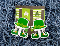 Thumbnail for St. Patricks leprechaun earrings