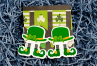 Thumbnail for St. Patricks leprechaun earrings
