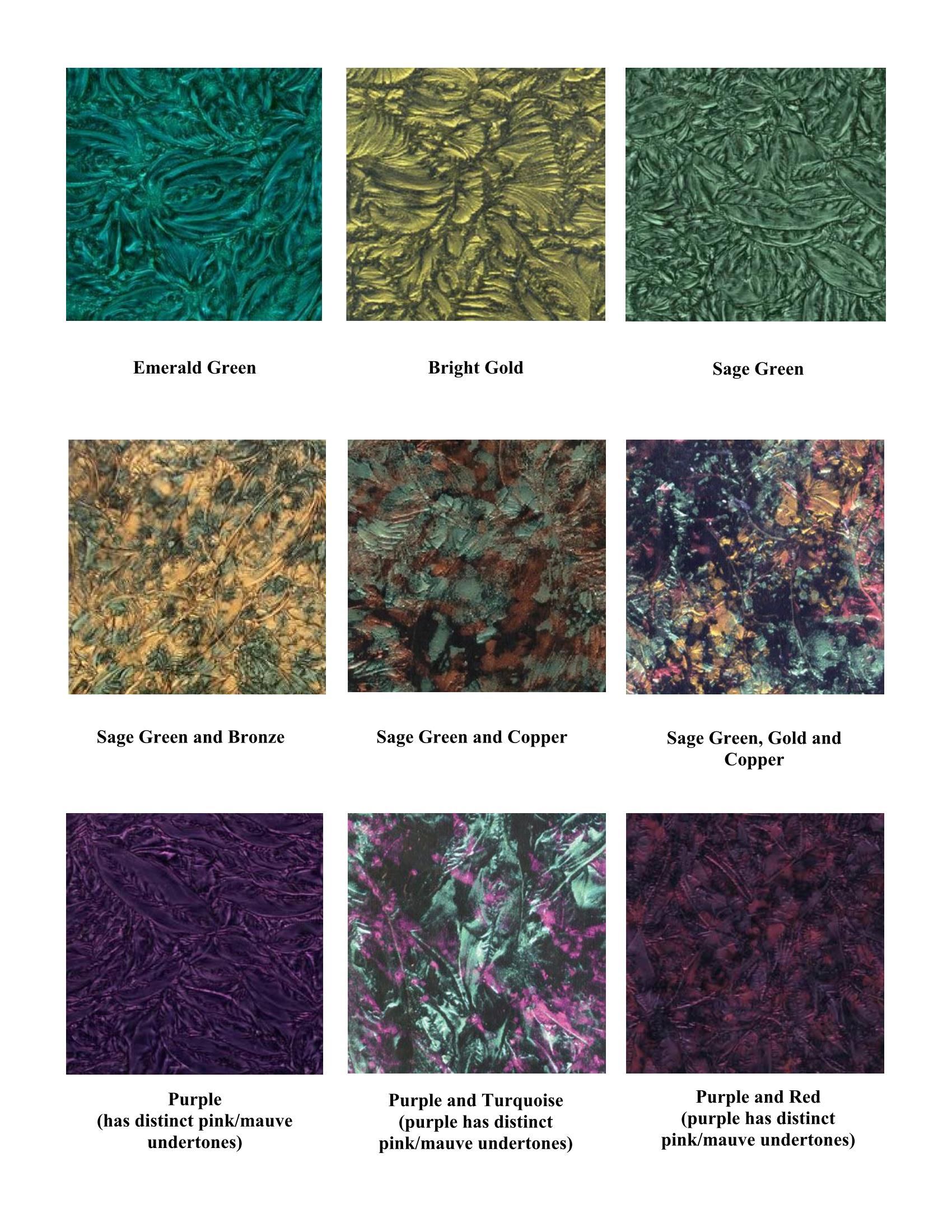 Van Gogh stained glass color chart page 3 brockus creations