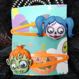 Halloween zombie snap clips