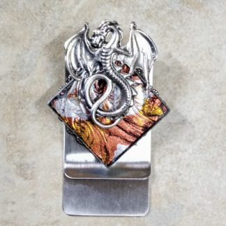 money clip, dragon money clip, mens money clip, gift for dad, gift for brother, gift for husband, dragon gift, groomsmen gift, gift under 15