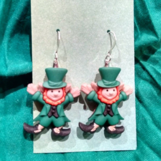 St. Patrick's Day Jewelry Collection - Irish Button Earrings - Customizable Hooks, Studs, Clips