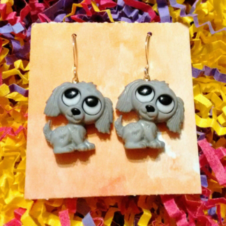Puppy earrings