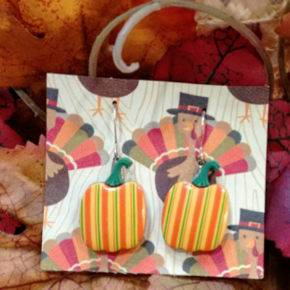 Thanksgiving earrings pumpkin earrings fall earrings thanksgiving jewelry Thanksgiving accessories gifts for her gifts under 10 teacher gift
