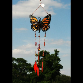 wind chimes, wind chimes handmade, wind chimes memorial, butterfly wind chimes, sympathy gift, butterfly gift, monarchs, mothers day gifts