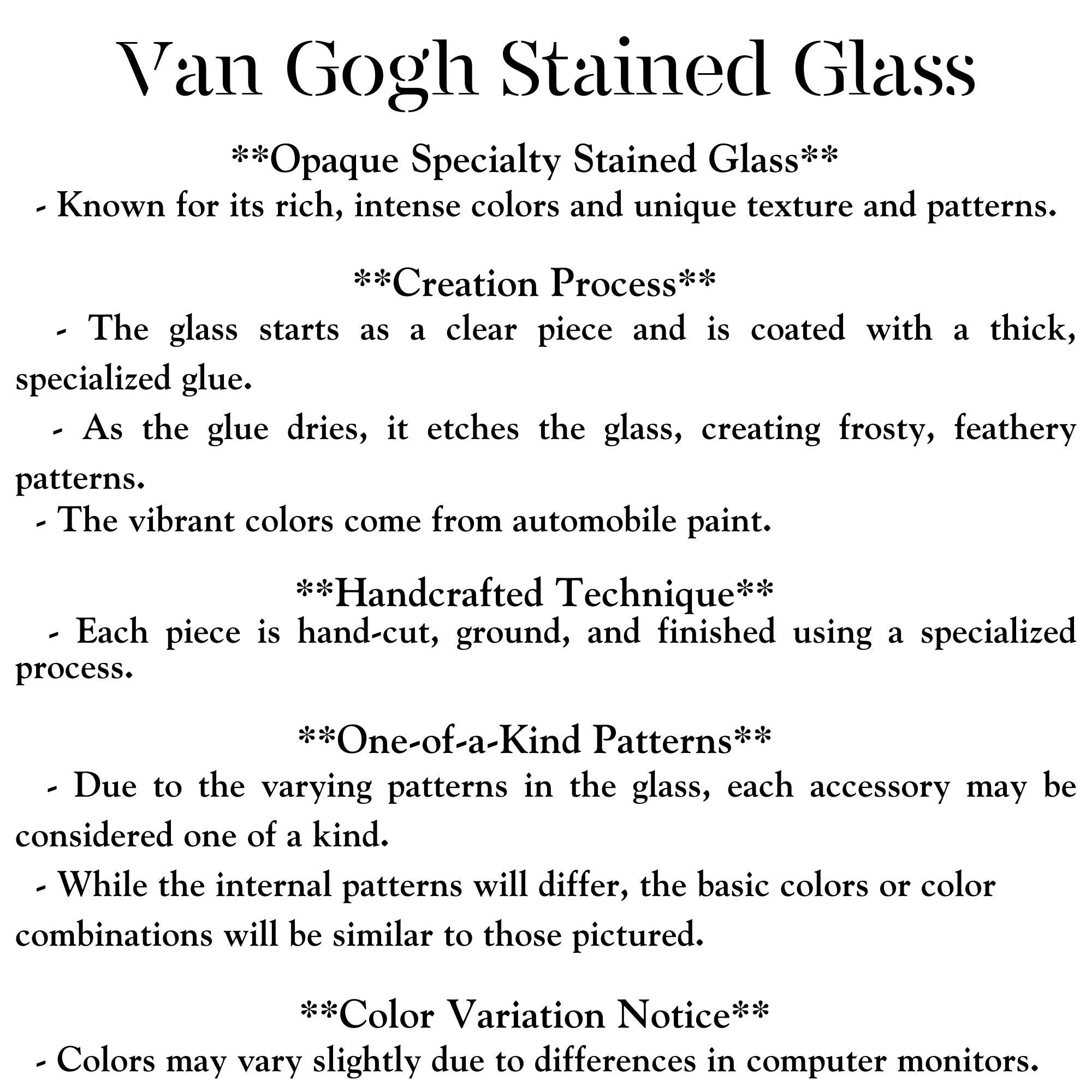 Description of Van Gogh Stained Glass