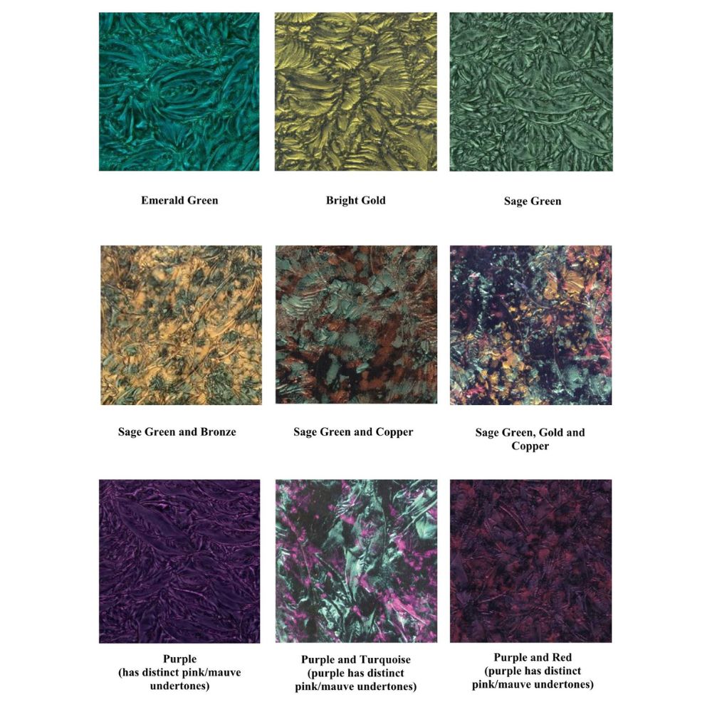 Van Gogh Stained Glass Color Chart Page 3 Brockus Creations