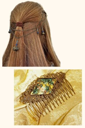 category hair accessories of hair comb and hair drape for brockus creations 2 website