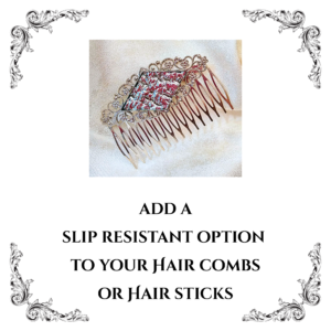 large silver filigree hair comb with silver granite mirror stained glass large silver filigree hair comb with silver granite mirror stained glass handcrafted by brockus creations